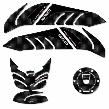 KIT PROTEZIONI ADESIVI SERBATOIO compatibili MOTO DUCATI MULTISTRADA 950 2017-18
